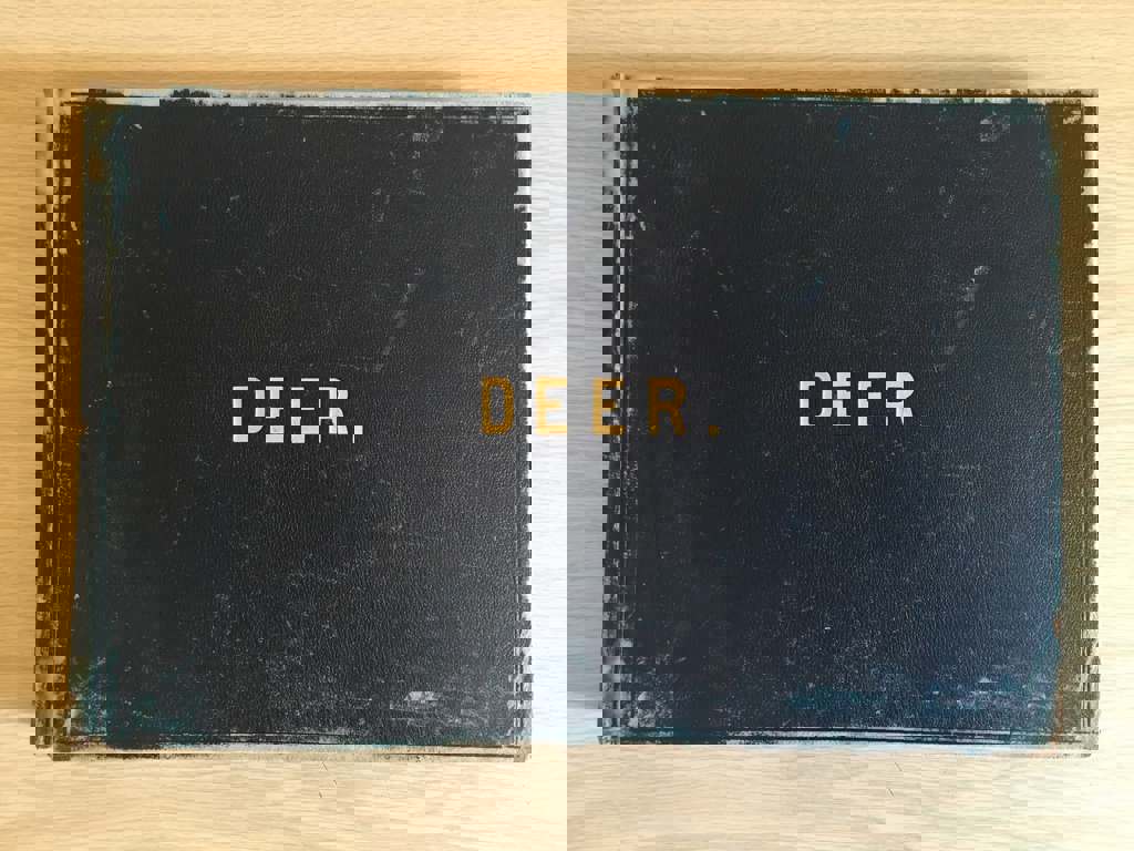 Image of deer journal  cover  designer doesn't have another